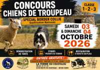 Marche de producteurs et concours de chiens de troupeau à Corn