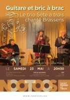 Guitare et bric ? brac - le trio S?te ? Trois chante Brassens