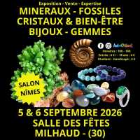 3?me Salon Min?raux Fossiles Cristaux & Bien-?tre Bijoux et Gemmes de N?mes