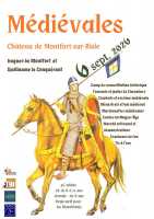 Chateau medieval de Montfort sur Risle XIe - XIIe
