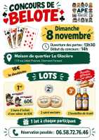 Concours de Belote - Clermont Ferrand