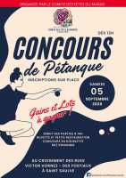 Concours de p?tanque