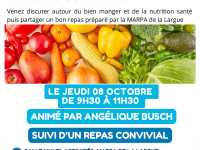 Atelier Nutrition et Repas Convivial
