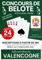 Concours de belote Valencogne