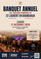 Banquet annuel des sapeurs pompiers