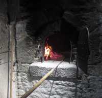 Atelier bourdelots pomme au feu de bois