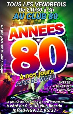 Soirée année 80 à Lombers