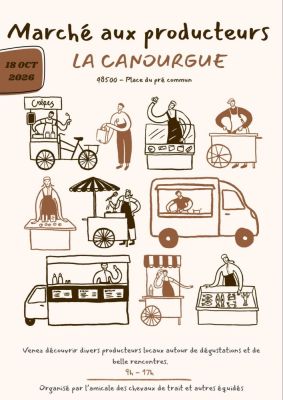 Marché de producteurs à La Canourgue