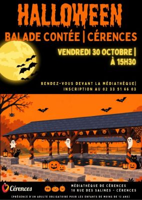 Balade contée d'Halloween à Cérences