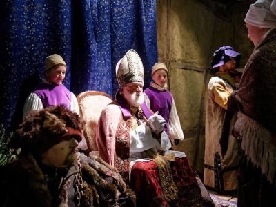 L'arrivée de saint Nicolas à Ungersheim