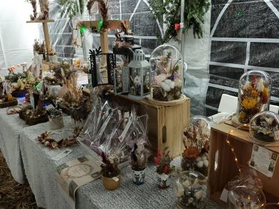 P'tit marché de Noël à la gare à Sentheim