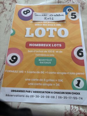 Loto à chacun son choix à Caen