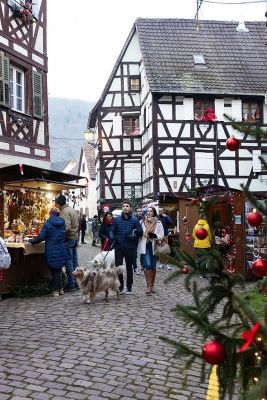 Marché de Noël du plus petit village médiéval d'Alsace à Soultzbach-les-Bains