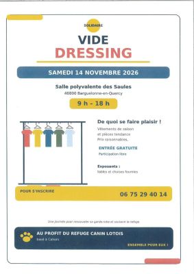 Vide dressing à Barguelonne-en-Quercy à Saint-Daunès