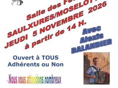Thé dansant interclub à Saulxures-sur-Moselotte