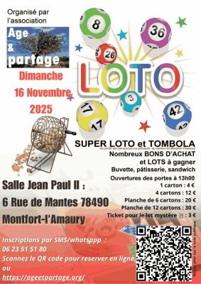 Super loto Age & partage à Montfort-l'Amaury