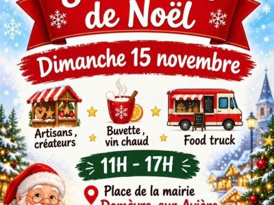 8éme Marché de Noel traditionnel à Domèvre-sur-Avière