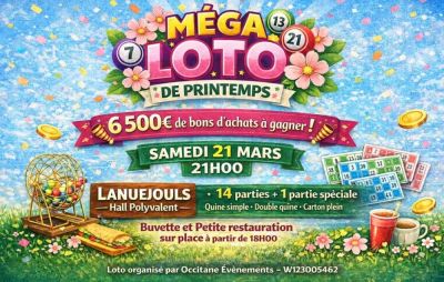 Mega Loto de Printemps à Lanuéjouls