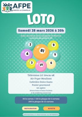 Loto à La Chapelle-Saint-Martin-en-Plaine
