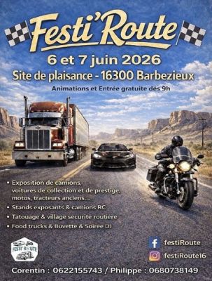 3? FESTI'ROUTE de BARBEZIEUX - 16 - à Barbezieux-Saint-Hilaire
