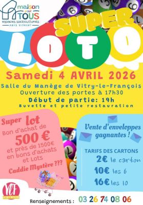 Super loto à Vitry-le-François