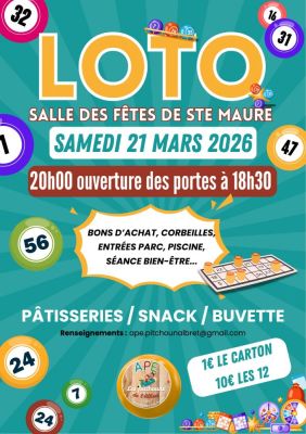 Loto à Sainte-Maure-de-Peyriac