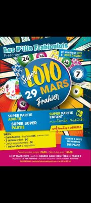 Super Loto de l'association des parents d'?l?ves à Frahier-et-Châtebier
