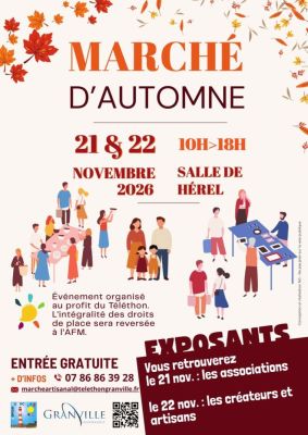 Marché d'automne à Granville