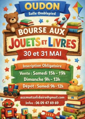 Bourse jouets et livres à Oudon