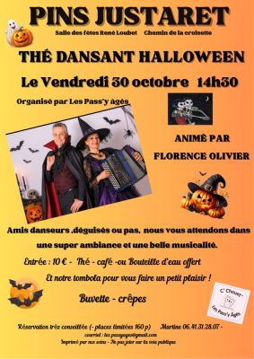 The dansant d' halloween à Pins-Justaret