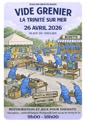 Vide grenier des crevettes bleues à La Trinité-sur-Mer