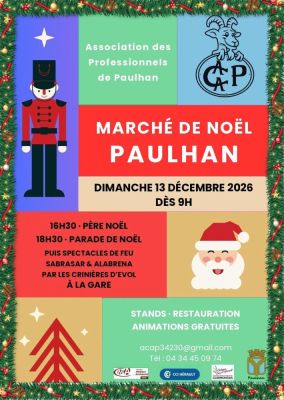 Marché de noel de paulhan