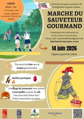 Marche du Sauveteur Gourmand à Waldighofen