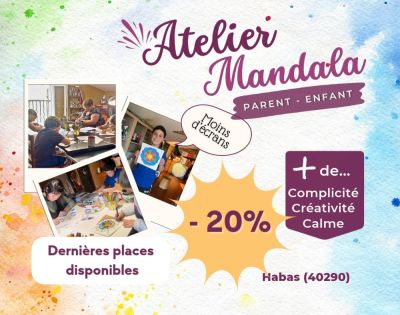 Atelier Mandala Parent - Enfant à Habas