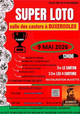 Super loto zicomotiv' à Buxerolles