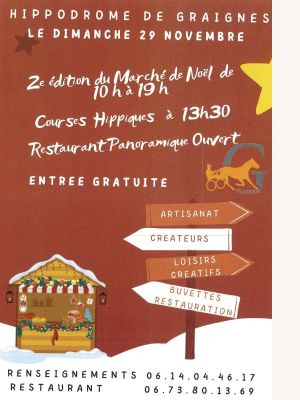 2e édition du marché de Noël et courses hippiques à Graignes