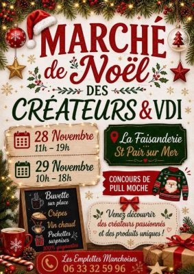 Marché de Noël des Emplettes manchoises à Saint-Pair-sur-Mer