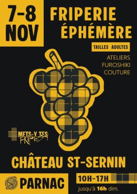 Friperie éphémère au Château Saint-Sernin à Parnac