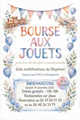 Bourse aux jouets à Le Bleymard