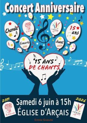Concert anniversaire à Arçais