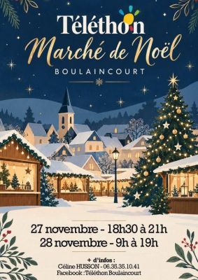 Marché de Noël et Téléthon à Boulaincourt