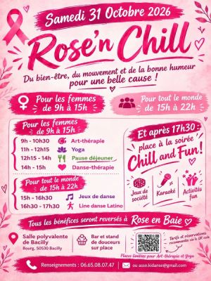 Octobre Rose "Rose'n chill" à Bacilly