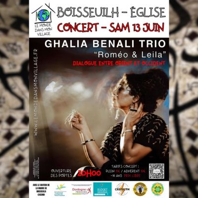 Ghalia Benali trio - Rom?o et Leila - Boisseuilh