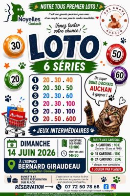 Notre 1er loto pour les chats errants à Noyelles-Godault