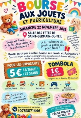 Bourse aux jouets à Saint-Germain-du-Teil