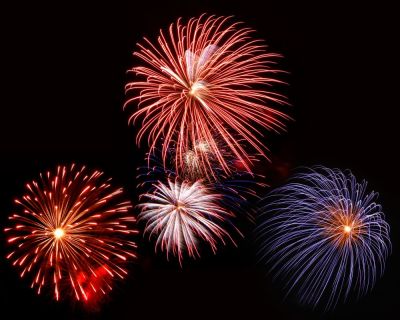 Feu d'artifice à Vannes-sur-Cosson