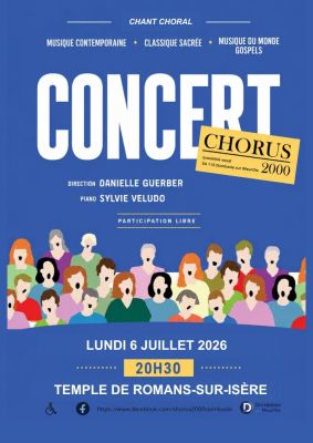 Concert CHORUS 2000 à Romans-sur-Isère