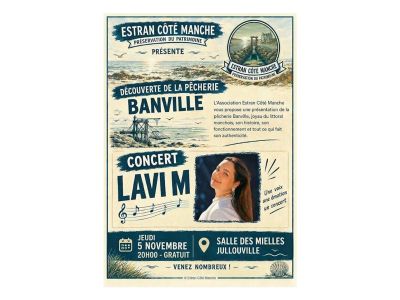 Soirée découverte de la pêcherie Banville et concert de Lavi M à Jullouville