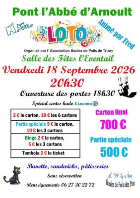 Loto Sp?cial Cartes Kado à Pont-l'Abbé-d'Arnoult