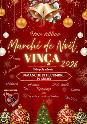Marché de noël à vinça
